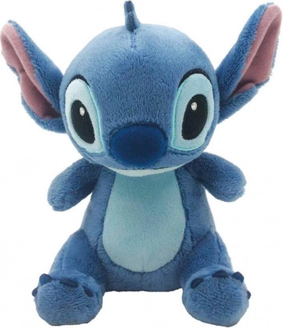 Stitch peluche assise bleue 18 cm