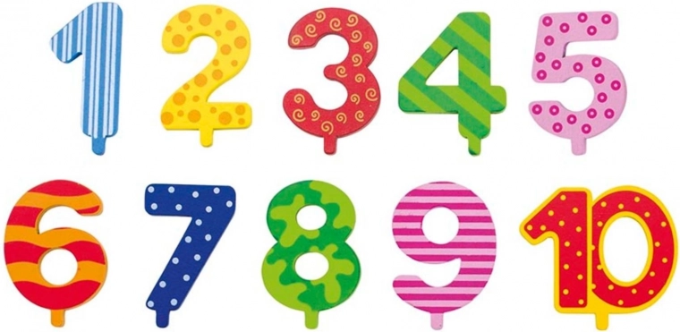 Chiffres 1–10 pour chaque âge