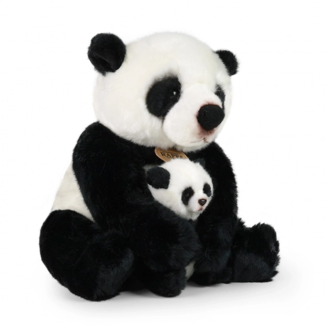 Rappa Peluche panda avec bébé 27 cm ECO-FRIENDLY
