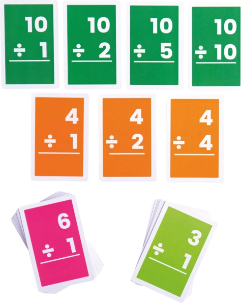 Bigjigs Toys kaartjes voor delen 1–10