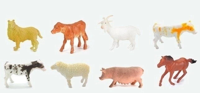 Tierset Bauernhof 10 cm