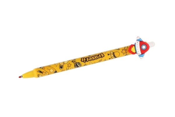 Pen gumtransportmiddel 0,5 kunststof blauw 6 kleuren