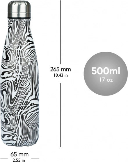 Baagl thermosfles met metalen dop, 500 ml