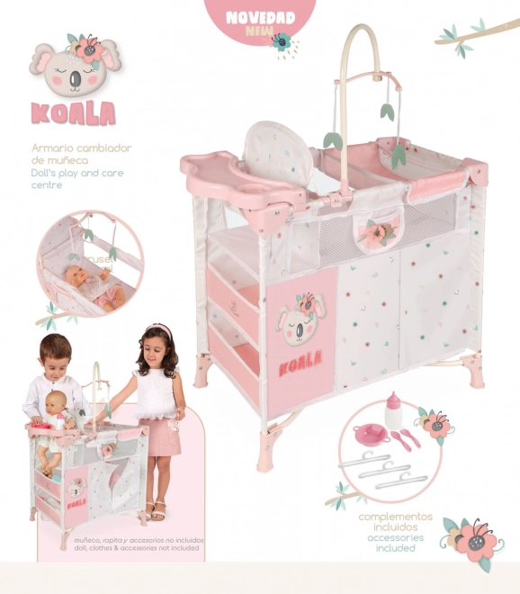 Folding Crib for Dolls Koala