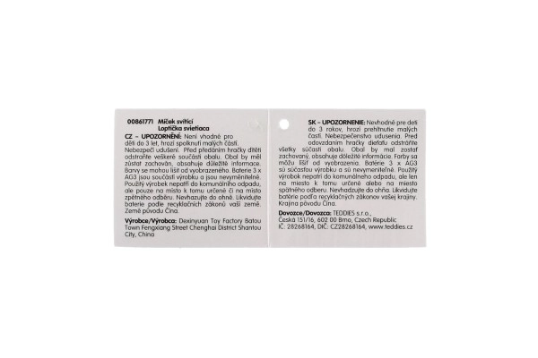 Antistress-Igelball mit Licht, 8 cm