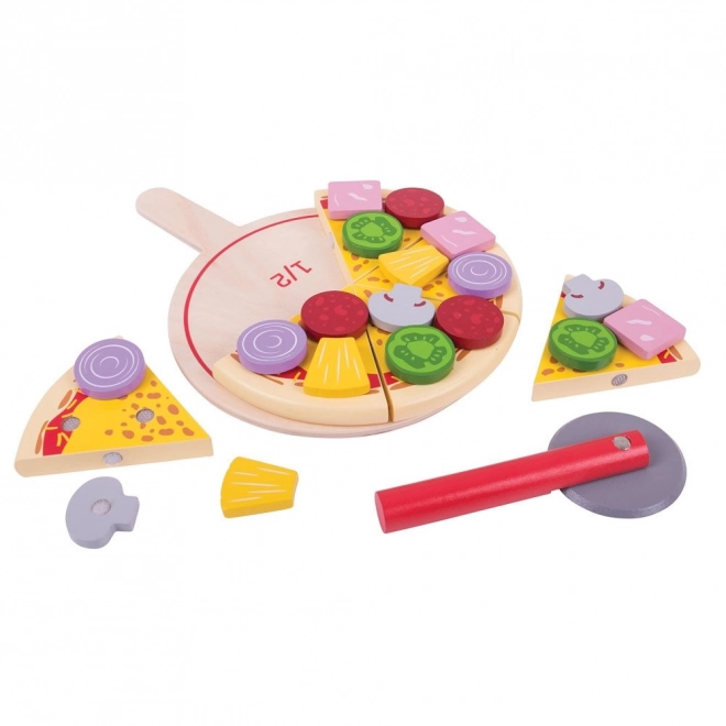 Bigjigs Toys Houten Snijpizza