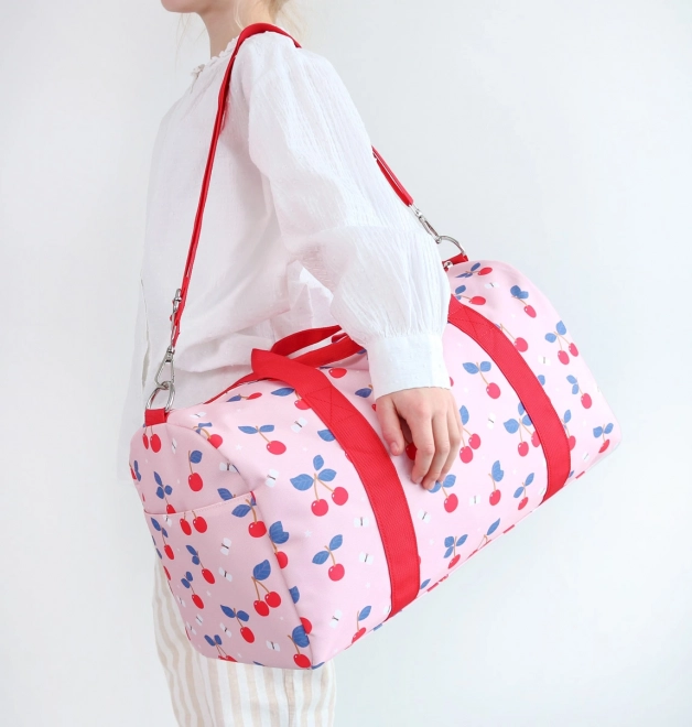 A Little Lovely Company - sac de voyage pour enfants avec motif cerise