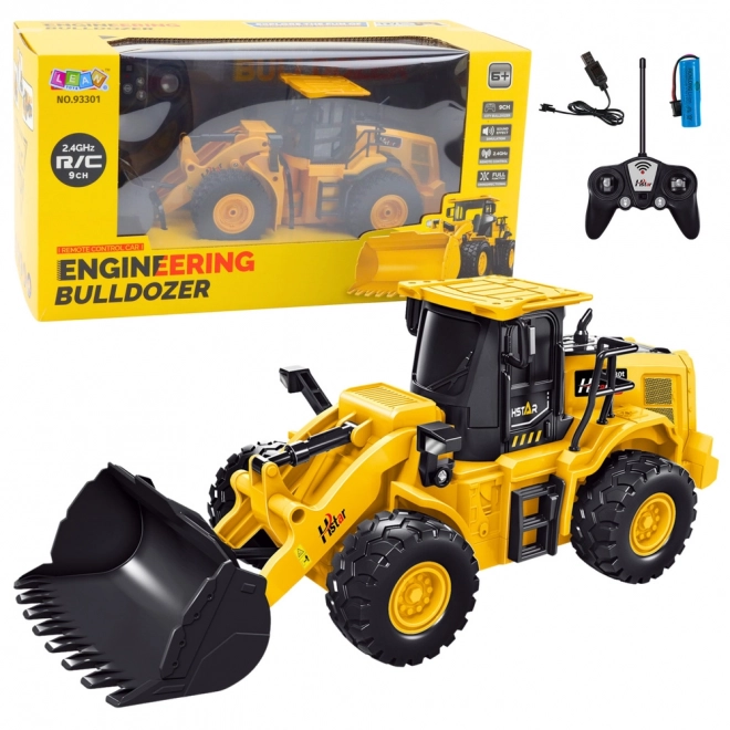 Remotely Controlled Bulldozer RC Yellow