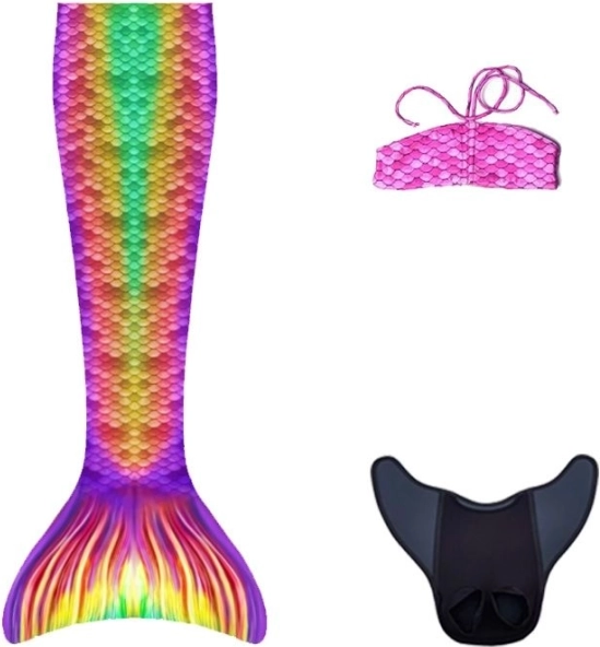 Mermaid Tail - Monofins for Swimming Cancun + Bikini