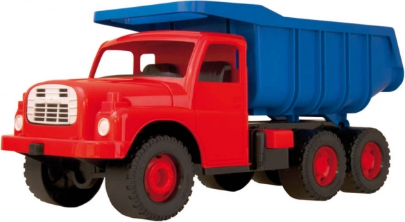 Tatra 148 camion en plastique 72 cm – orange – Bleu-rouge