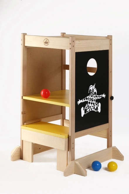 Multifunctionele houten leertoren