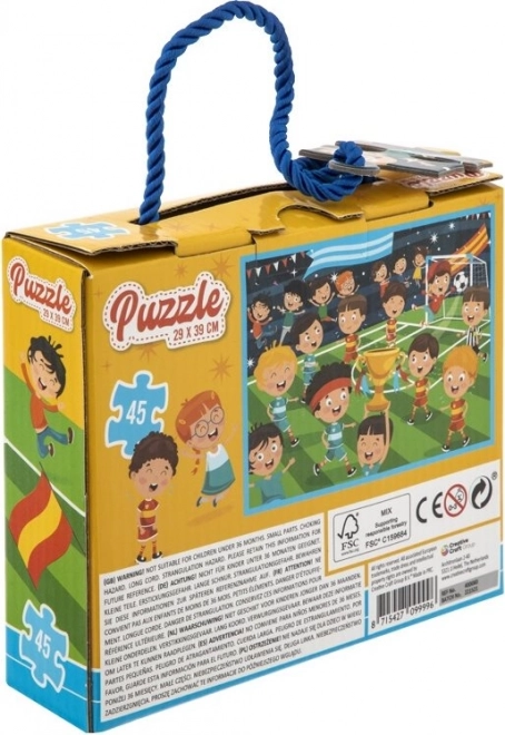 Puzzel Voetbal 45 stukjes