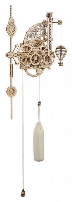 Ugears 3D houten mechanische puzzel Muurklok Aero