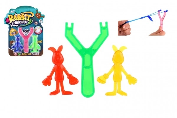 Dieren figuurtje slijm 2 stuks silicone 2 kleuren op kaart 19x23,5cm