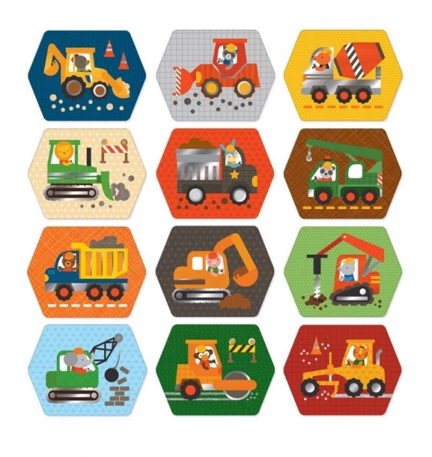 Pexeso Construction Machines for Kids