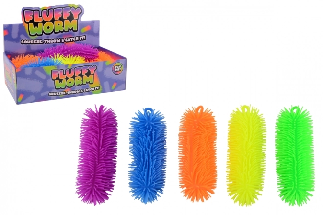 Antistress Worm met Zachte Stekels