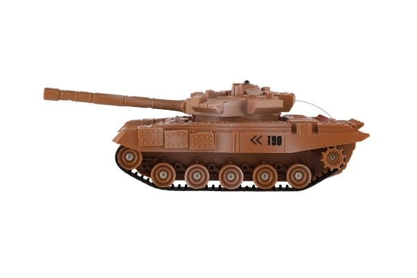 RC Tankgevecht met oplaadbare kit met geluid en licht 27MHz/40MHz