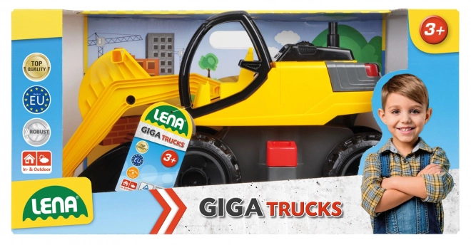 Bagger Lena Giga Trucks Gelb-Schwarz