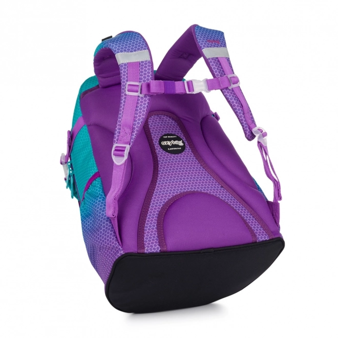 Schoolrugzak OXY Ombre blauw-roze