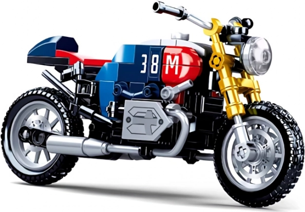 Sluban Model Bricks café racer motorcycle – 197-piece building set