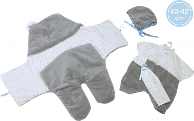 Tenue pour poupée bébé taille 40-42 cm
