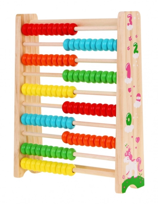Houten telraam voor kinderen 3+ Leren tellen tot 100 Gekleurde kralen