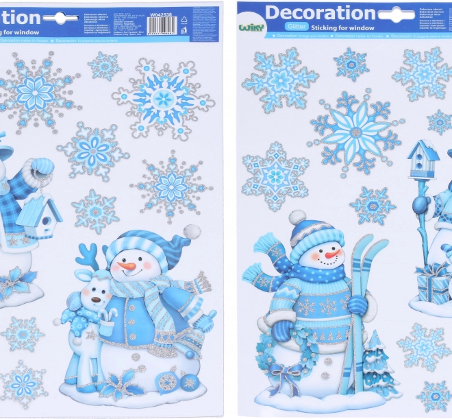 Décorations de fenêtre de Noël 41 × 29 cm