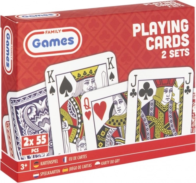 Grafix Spielkarten-Set 2x55 Stk.