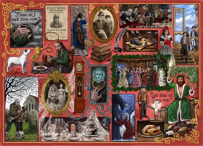 Puzzle Club du livre : Charles Dickens 1000 pièces par Gibsons