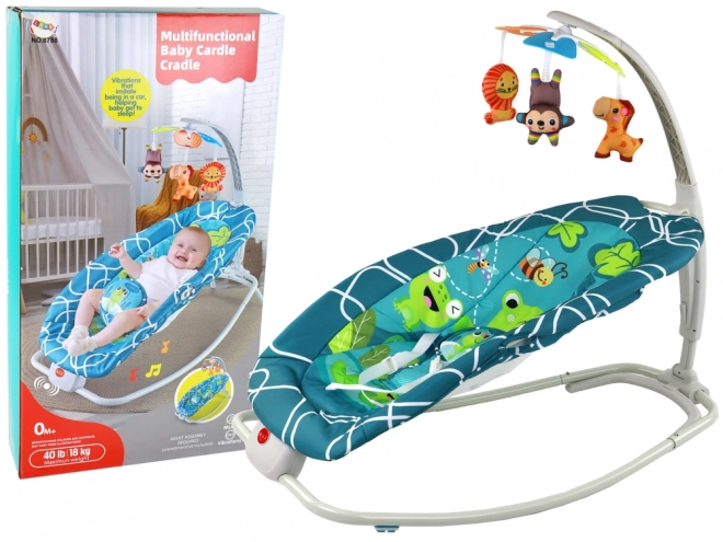 Kinderligstoel 2v1 schildpad