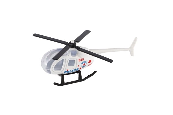 Metalen en plastic helikopter voor kinderen 10 cm