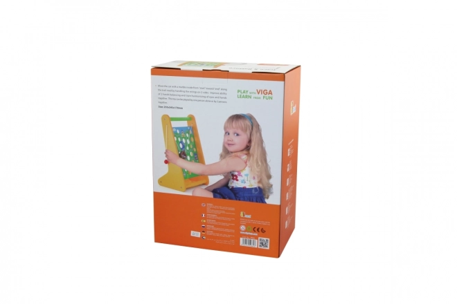 Houten doolhof