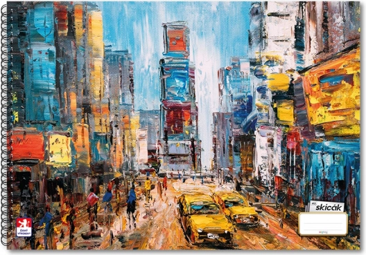 Bloc à dessin A3 New York - 40 feuilles, 190 g