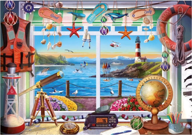 Educa Puzzel Leven in de haven 1000 stukjes