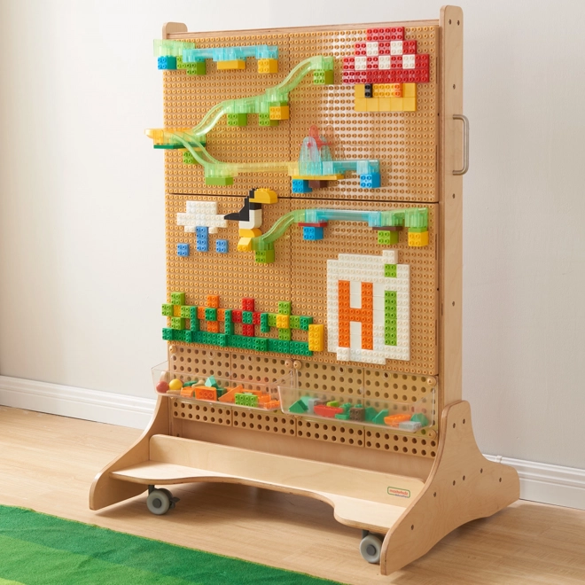 MASTERKIDZ STEM Construction Set with 563 Pieces and 4 Extensions for Panel