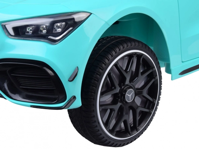 Elektrisches Kinderauto Mercedes AMG CLA 45s mit Schaukelerlebnis – Blau
