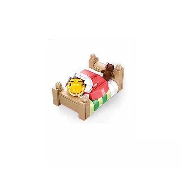 Sluban bouwset Garfield in bed