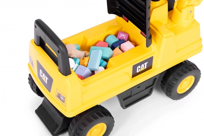 Kinderloopfiets graafmachine CAT met geluid