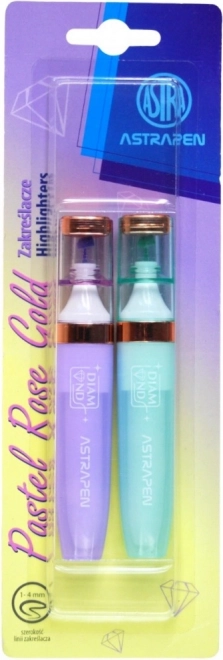 Pastelmarkeerstiften ASTRA, 2 stuks (kleurenmix)