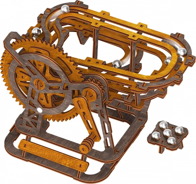 Houten 3D-puzzel Knikkers Mini van Wooden City