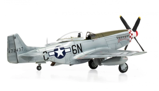 Plastic model van het vliegtuig North American P-51D Mustang