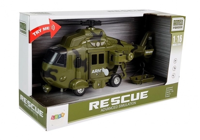 Militaire Reddingshelikopter 1:16 Haak Licht Geluid