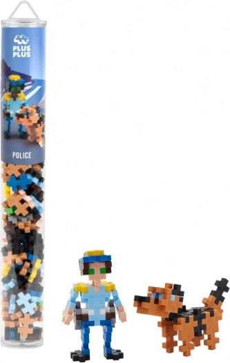 Plus-Plus Police building set in a tube (100 pcs)