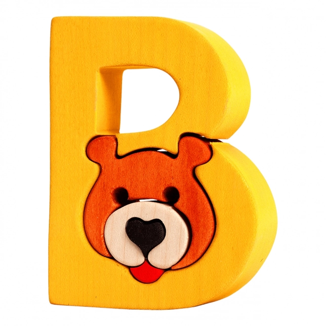 Fauna Alphabet Buchstabe B Bär
