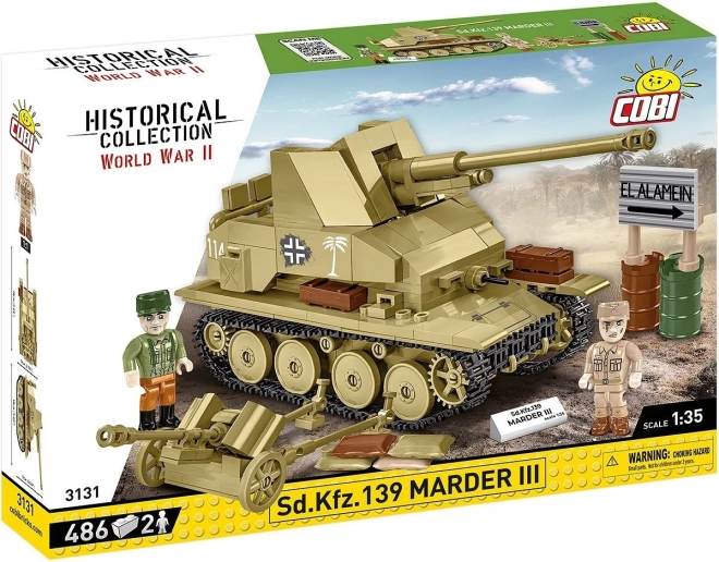 Sd.Kfz. Marder III Building Set – Tank Destroyer (486 pieces)