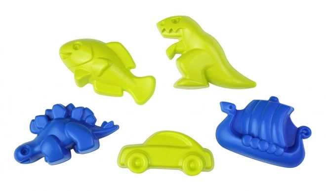 Zandvormpjes met dinosaurus 5-delige set