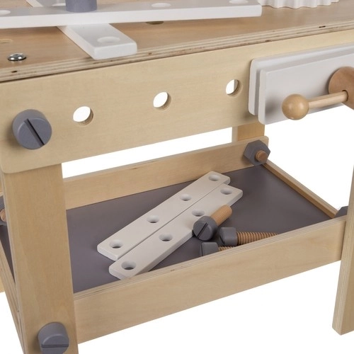 Kruzzel 24820 Kinder houten werkbank met gereedschap