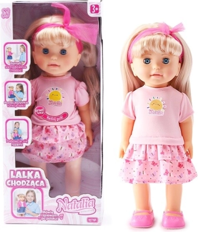 Lopende pop NATALIA 40 cm