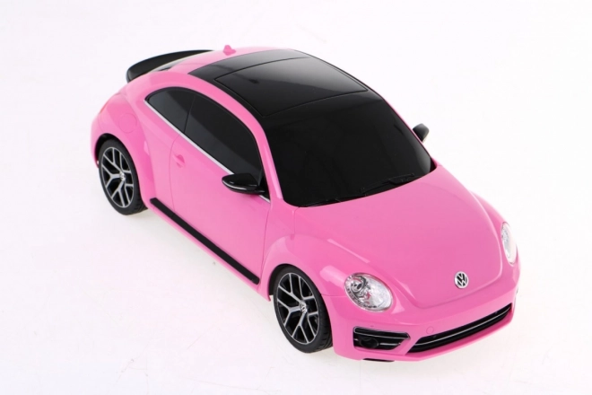 Auto op afstandsbediening R/C Volkswagen Beetle Rastar 1:14 roze