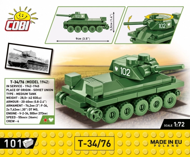 Bouwset tank T-34/76